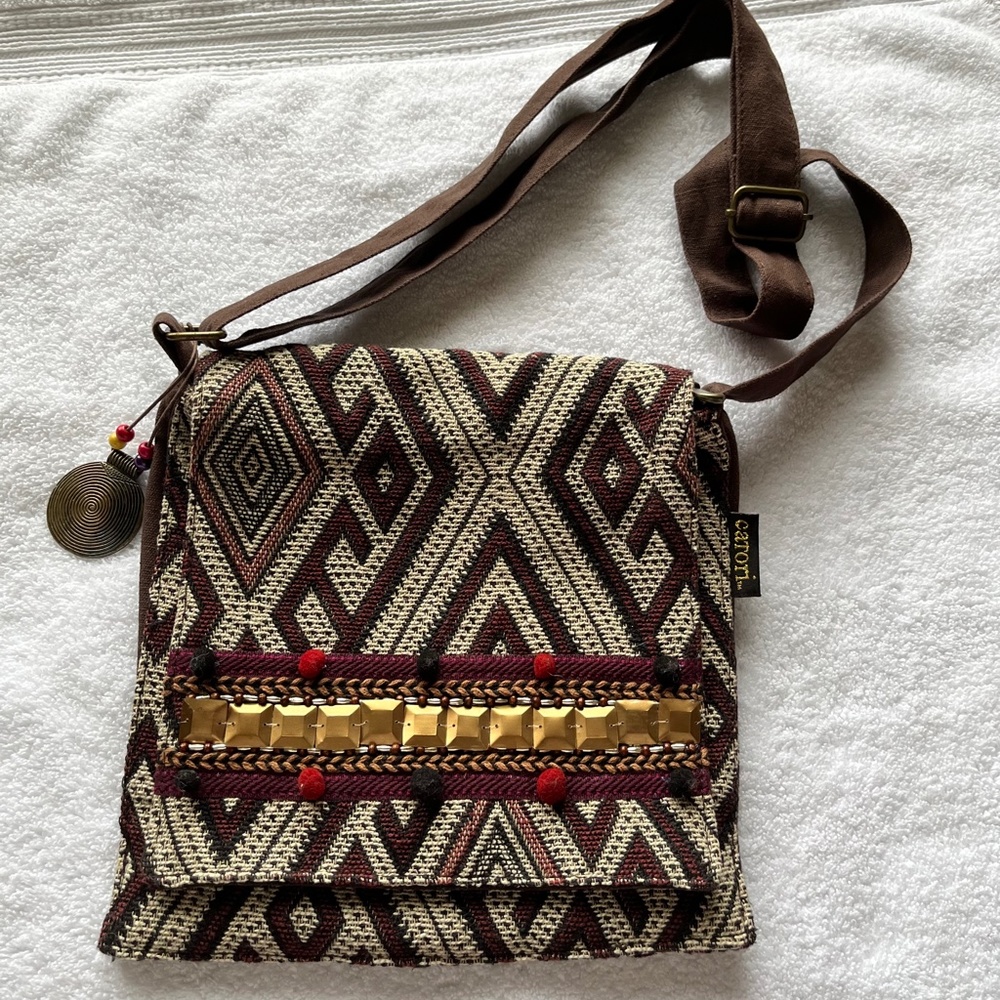 Catori Woven Fabric Purse